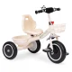 ECOTOYS bērnu trīsritenis ar groziem un zvanu, bežs