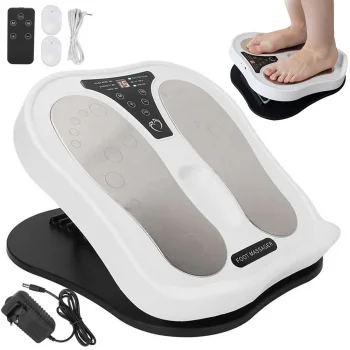 Kāju Pēdu Masažieris ar Tālvadības Pulti, Ķermeņa Muskuļu Elektrostimulators | Foot Massager with Remote Control