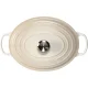 Čuguna pīle Le Creuset Signature Oval 31 cm 6.3 l Meringue