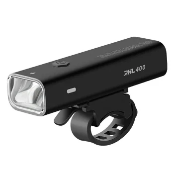 Priekšējais velolukturis Rockbros RHL400 400 lm USB-C, melns