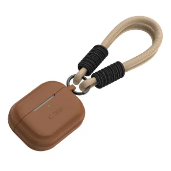 Aizsargmaciņš Tech-Protect Silicone Rope priekš Apple AirPods Pro 1 / 2, brūns
