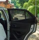 Automašīnas logu moskītu tīkli un saulessargi, 2 gab., melni
