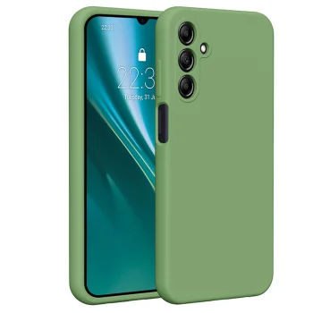 Etteri Silicone Case vāciņš Samsung Galaxy A15 4G / A15 5G, Gaiši zaļš