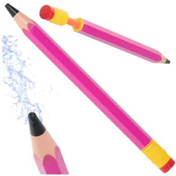 Bērnu Ūdens Pistole Sūknis Zīmulis 54 cm, Rozā | Kids Water Gun Pump Pencil