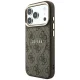 Guess Embossed 4G Classic MagSafe vāciņš priekš iPhone 17 Pro / 18 Pro, brūns
