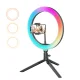 Blitzwolf BW-SL5 Pastāvīgās Dienas Gaismas Komplekts LED RGBW, 26cm ar Mini Galda Statīvu Tripodu | Vlogging RGB...