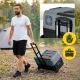 4Fizjo Xtreme Mountain Goat kompresora pārnēsājamā ledusskapis 27,8 L, melns/pelēks