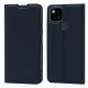 Google Pixel 5a 5G Magnetic PU Leather Phone Stand Card Slot Case Book Cover, Blue | Telefona Vāciņš Maciņš...