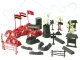 Rotaļu Spēļu Karavīri Ieroči Militārā Spectehnika Komplekts, 307 gab. | Set of Toy Soldiers Military Equipment...