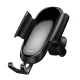 Baseus Future Gravity Car Mount auto telefona turētājs, Melns