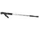Skandināvu teleskopiskās nūjošanas staigāšanas nūjas 2gb komplekts, Sudraba | Anti-Shock Nordic Walking Pole...