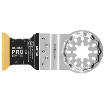 Iegremdējamais zāģa asmens Fein E-Cut Carbide Pro, 40 x 32 mm, Starlock, 2 gab.