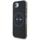 BMW IML Metal White Circle MagSafe vāciņš Apple iPhone 16e, Melns