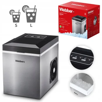 Webber 05IM-003 ledus ģenerators, 10 kg/dienā, 165 W, INOX