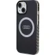 Audi IML Big Logo MagSafe vāciņš Apple iPhone 15 / 14 / 13 - Melns