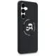 Karl Lagerfeld Karl & Choupette Heads MagSafe vāciņš Samsung Galaxy S25 FE, melns