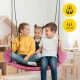 4FIZJO bērnu dārza šūpoles Putna ligzda 120 cm, rozā