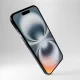 Hibrīda aizsargstikls Puro Flexible Glass D3O priekš iPhone 16 Plus / 15 Pro Max / 15 Plus ar melnu rāmi