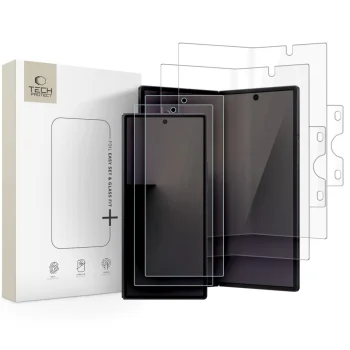 Tech-Protect 4in1 aizsargkomplekts: 2x stikls + 2x plēve Samsung Galaxy Z Fold 8 Ultra