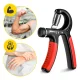 4FIZJO regulējams rokas espanders 10-40 kg, melns/sarkans