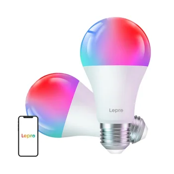 Lepro B2-2 E27 Wi-Fi LED Spuldzes, 1100 lm, 2 gab.