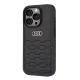 Audi Synthetic Leather vāciņš Apple iPhone 16 Pro, melns