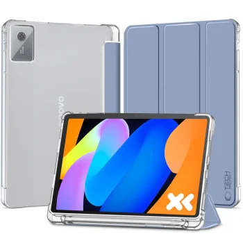 Tech-Protect Lenovo Tab P11 (TB-336) atverams vāciņš maciņš grāmatiņa SC Pen Hybrid, zils
