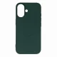Wozinsky Samsung Galaxy S24 FE vāciņš Liquid Silicone Case MagSafe, zaļš