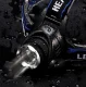 LED T6 Zoom galvas lukturis ar 2 akumulatoriem