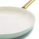 Pannu komplekts GreenPan Padova Reserve 20 un 26 cm, 2 gab., piparmētru zaļš