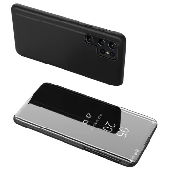 Atverams vāciņš Xiaomi POCO C65 / Redmi 13C Clear View, melns