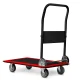 Platformas ratiņi Humberg HM-506 300 kg, melni-sarkani