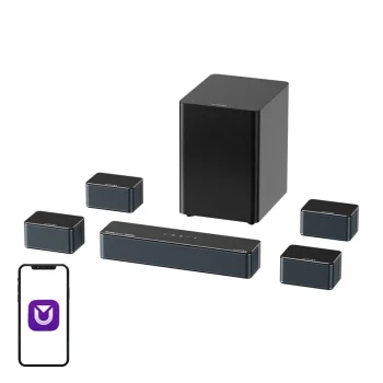 Ultimea Poseidon D80 BOOM 7.1 Dolby Atmos skaņas josla ar zemfrekvences skaļruni