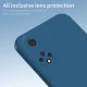 Huawei Nova 9 (NAM-AL00, NAM-LX9) / Honor 50 PINWUYO Silicone Cutouts Anti-Drop Texture Cover Case, Blue | Telefona...