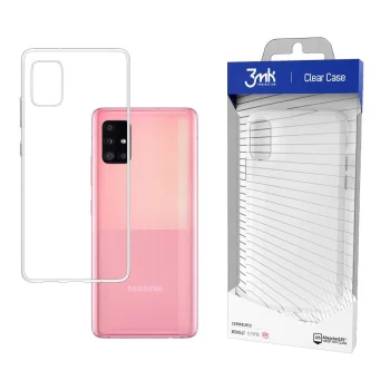 Samsung Galaxy A51 5G 3MK Clear Case Cover, Transparent | Caurspīdīgs Silikona Vāciņš Maciņš Apvalks Bampers