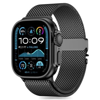Tech-Protect Milano siksniņa Apple Watch 44 / 45 / 46 / 49 mm, melna