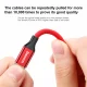 Baseus Yiven USB uz Lightning kabelis 1.8m, sarkans