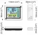 Bezvadu Meteoroloģiskā Stacija Digitālais Termometrs Higrometrs | Wireless Weather Station Digital Thermometer...