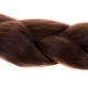 Kanekalons Sintētiskās Afro Bizes Frizūrām 60cm, Brūns | Synthetic Afro Braids for Hairstyles