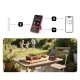 Bezvadu virtuves termometrs Meatmeet X Pro, Bluetooth / Wi-Fi, 2 zondes, melns