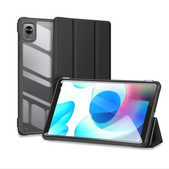 Atverams planšetdatora vāciņš Dux Ducis Toby priekš Realme Pad Mini, melns