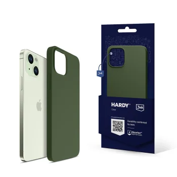 3mk Hardy Silicone MagCase iPhone 15 Plus vāciņš, zaļš