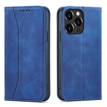 Apple iPhone 13 Pro 6.1'' Magnet Fancy Case Pouch Wallet Book Cover, Blue | Telefona Vāciņš Maciņš Apvalks...