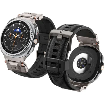 Pulksteņa siksniņa Spigen DuraPro Armor priekš Samsung Galaxy Watch 40/44/46 mm, melna