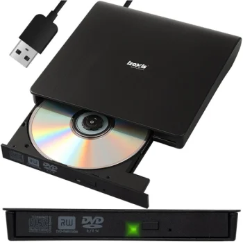 Izoxis ārējais CD/DVD lasītājs un rakstītājs USB 3.0