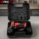 OPEX TOOLS OPX28003 Akumulatora leņķa slīpmašīna 800W 12V ar 2 akumulatoriem un koferi