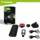 Velosipēda lukturu komplekts Trizand LED 1300 lm, priekšējais un aizmugurējais lukturis, USB-C