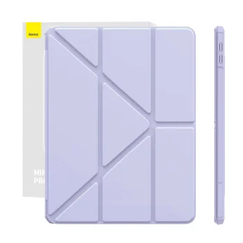 Apple iPad 10.2" 2019 / 2020 / 2021 Baseus Minimalist Tablet Cover Case, Purple | Planšetes Vāciņš Maciņš Apvalks...