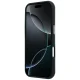 Mercedes vāciņš iPhone 18 Pro Max / 17 Pro Max Leather Semi Wrap Iconic Line MagSafe, melns