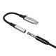 3mk USB-C uz 3.5mm audio adapteris Sudraba